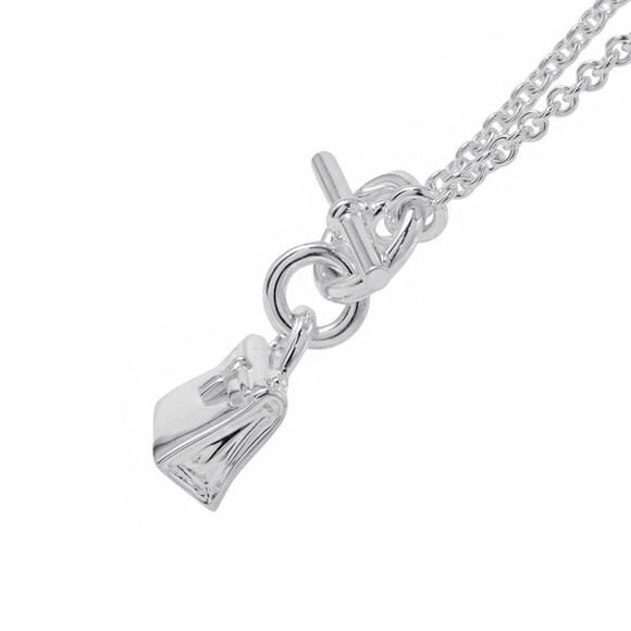 HERMES Silver Necklace - Picture 2 of 8